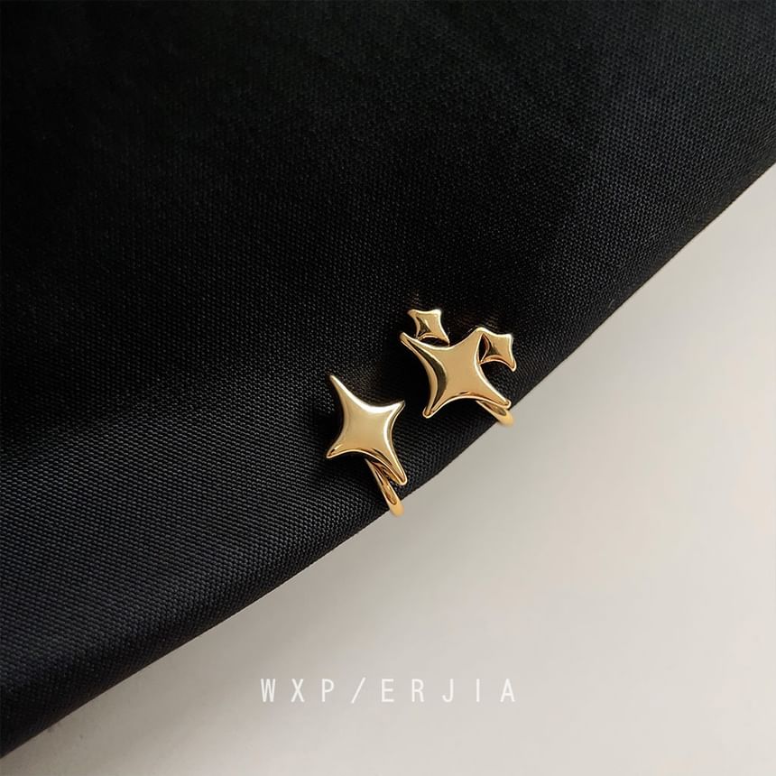 Ear Star Alloy Asymmetrical Cuff