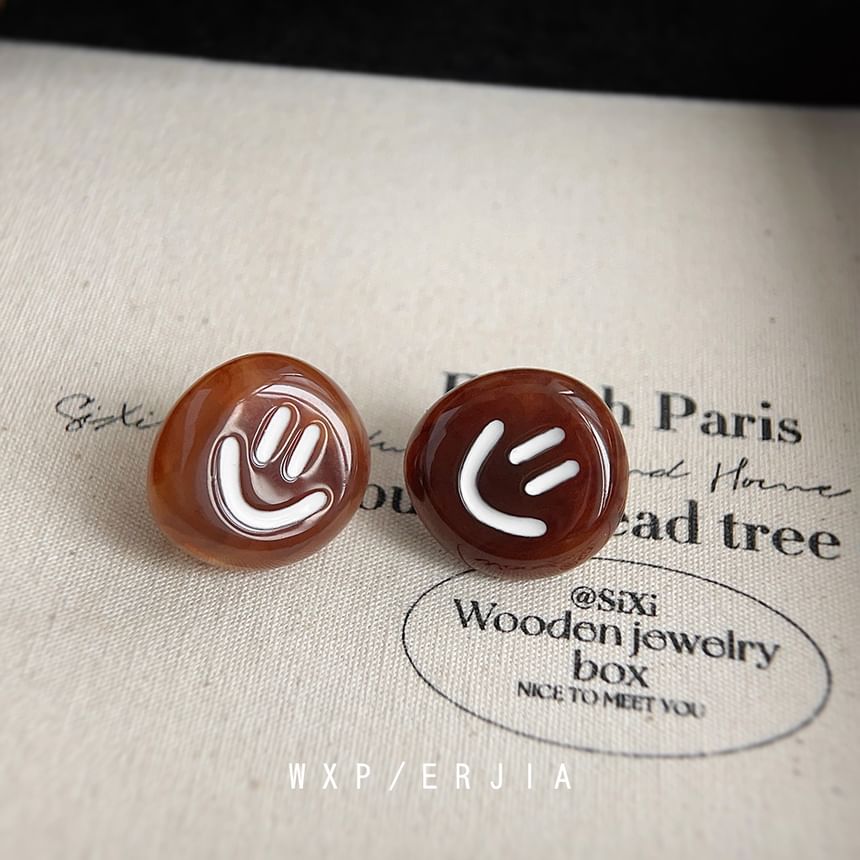 Cuff Acetate Ear Asymmetrical Smiley