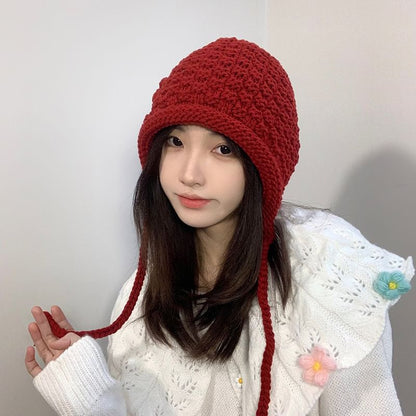 Floral Knit Hat