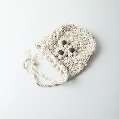 Floral Knit Hat