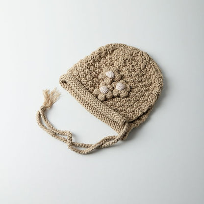 Floral Knit Hat
