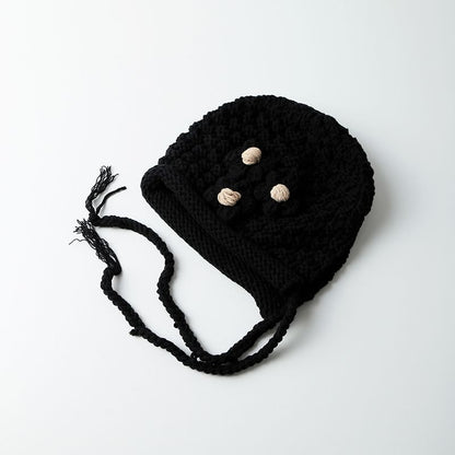 Floral Knit Hat
