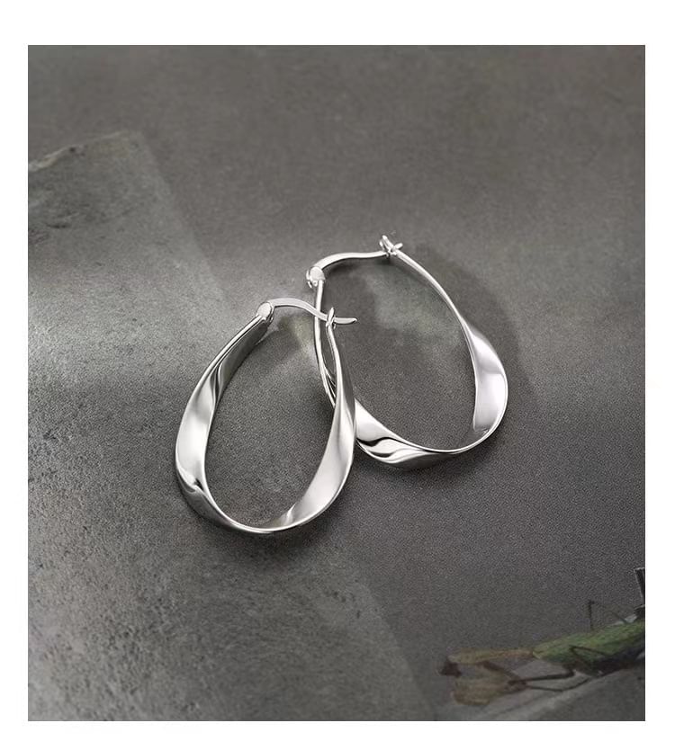 Sterling Silver Hoop Earring