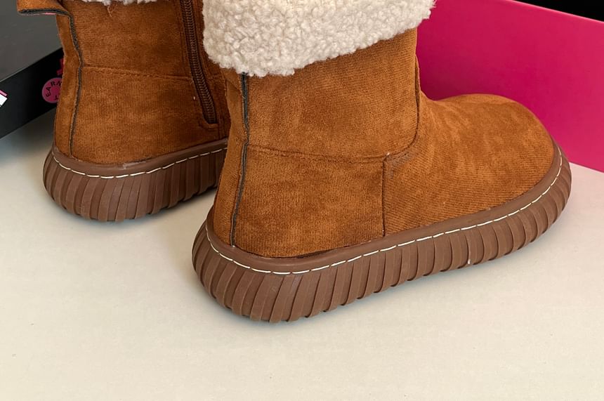 Platform Short Snow Boots