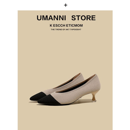 Pumps Pointed Kitten-Heel