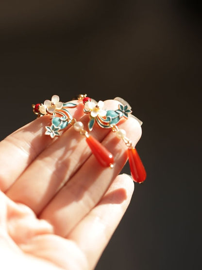 Faux Pearl Drop Earring