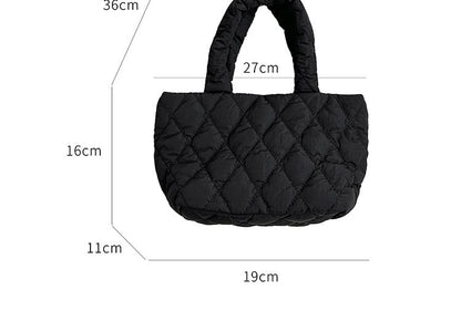 Plain Quilted Handbag