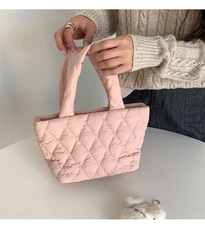 Plain Quilted Handbag