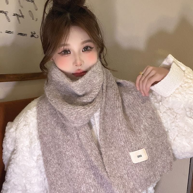 Label Applique Scarf