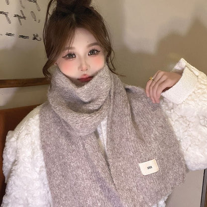 Label Applique Scarf