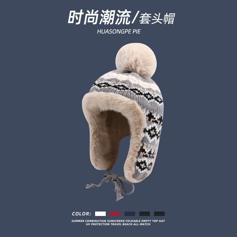 Trapper Hat Patterned