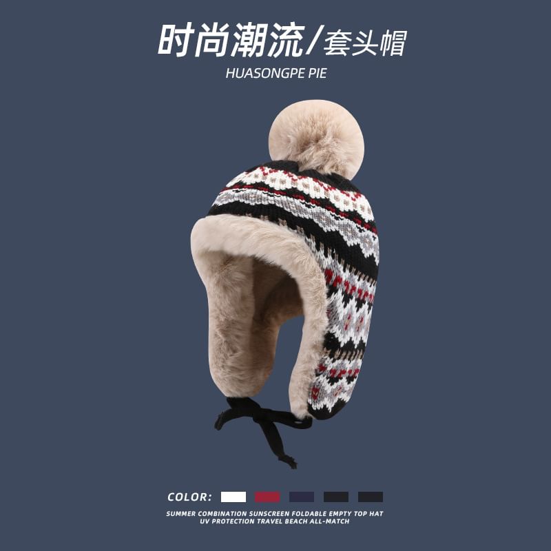 Trapper Hat Patterned