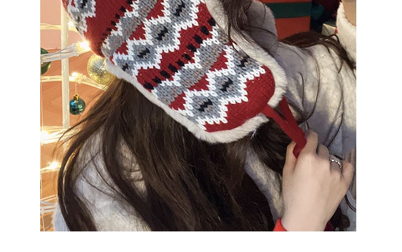 Trapper Hat Patterned