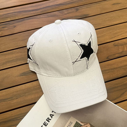 Embroidered Star Cap