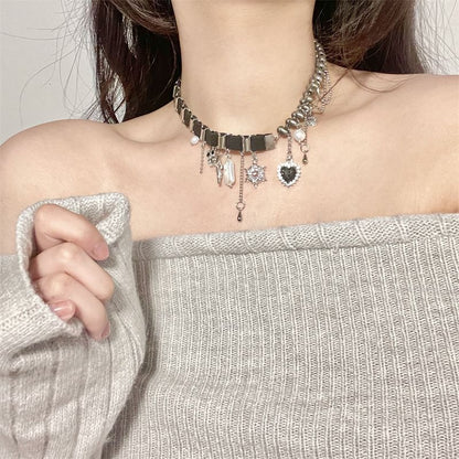 Alloy Charm Necklace