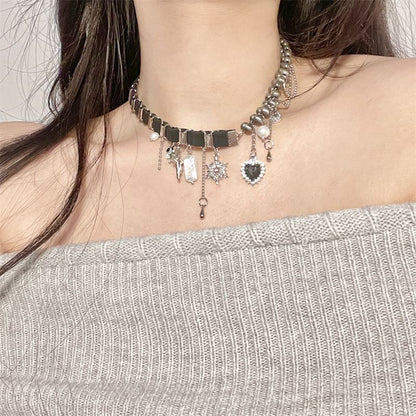 Alloy Charm Necklace