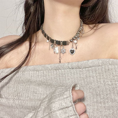 Alloy Charm Necklace