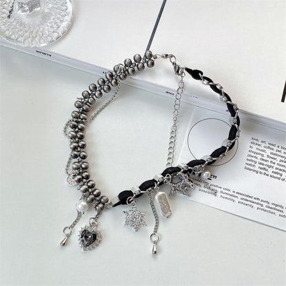 Alloy Charm Necklace