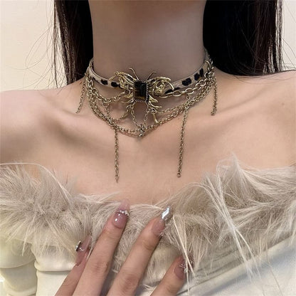 Earring / Butterfly Choker