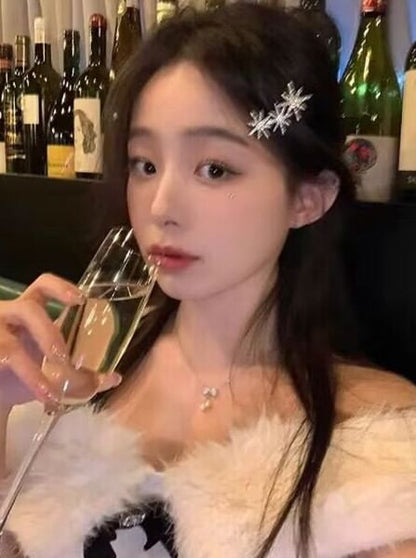 Rhinestone Clip Star Hair