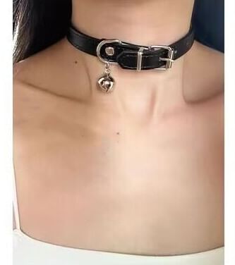 Leather Faux Choker