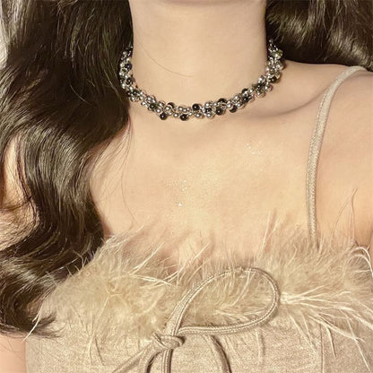 Layered Beaded Choker