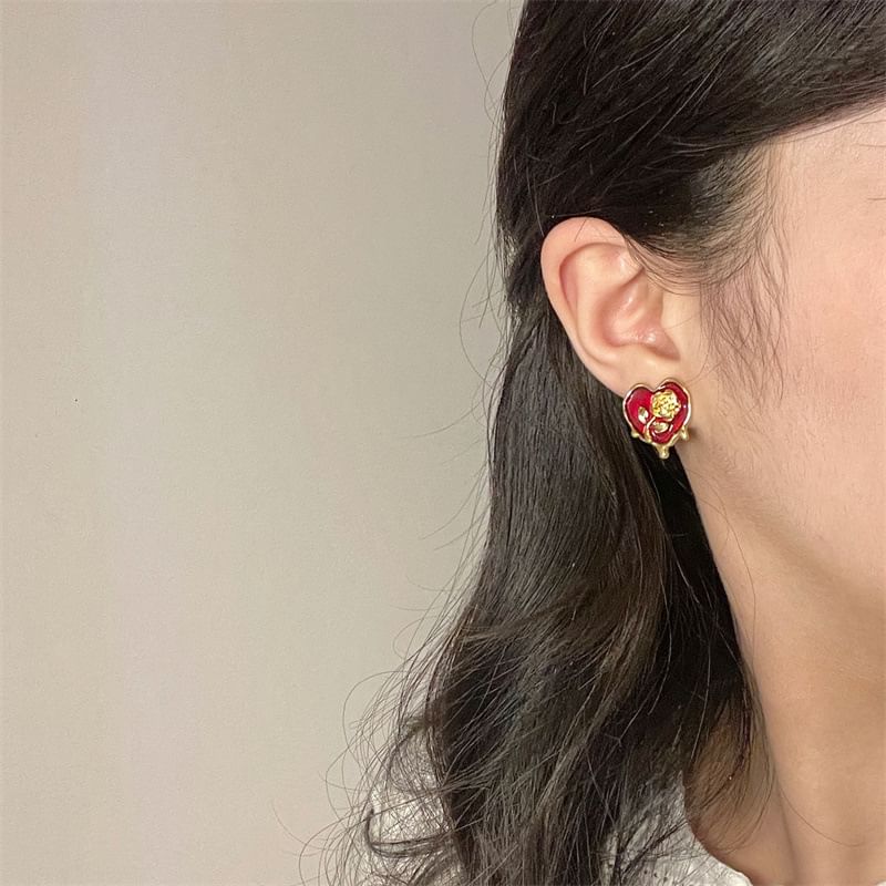Earring Drop Heart