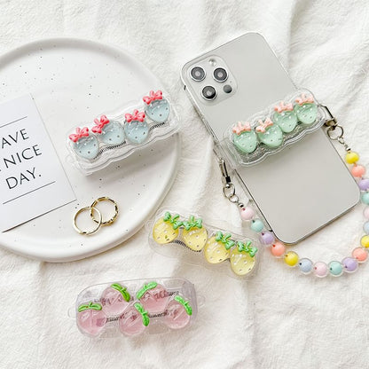 Phone Designs) Lanyard (Various Fruit Clip for