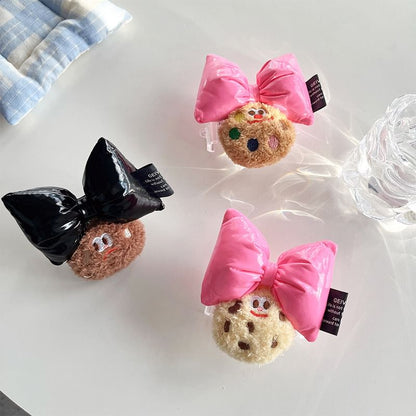 Clip Set Phone Bow Lanyard / Cookie