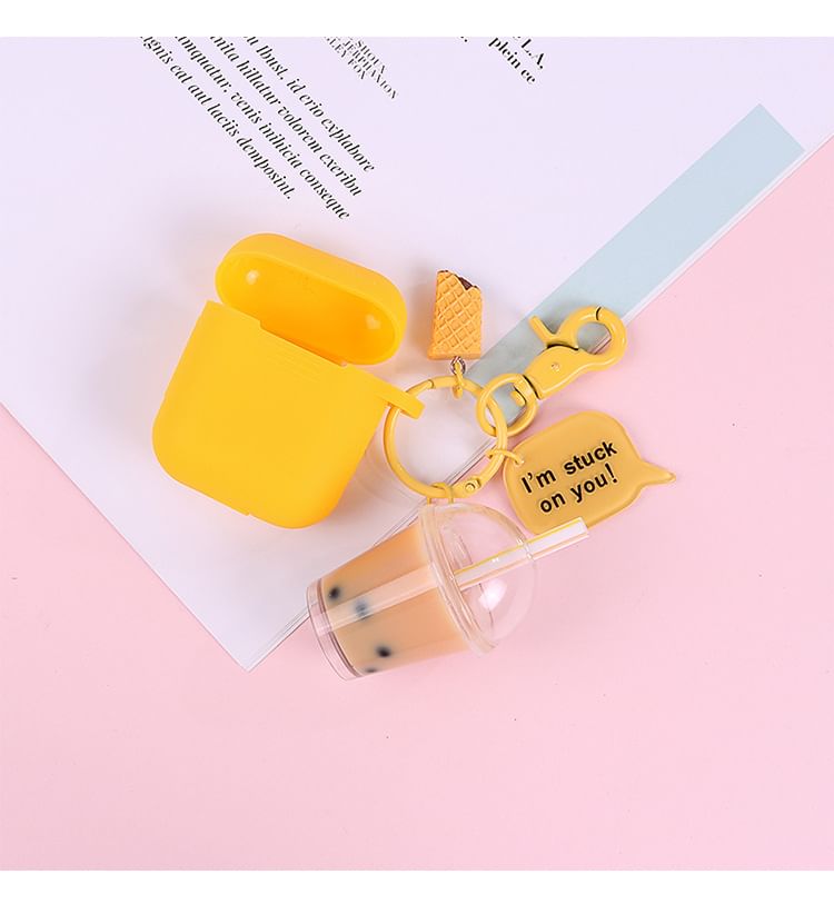 Bubble Tea Resin Keyring