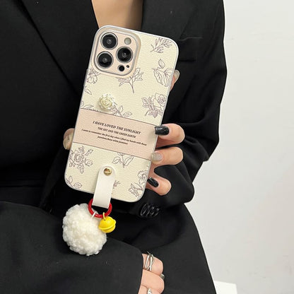 Rose Bell Pom Case Phone