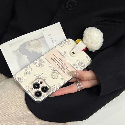 Rose Bell Pom Case Phone