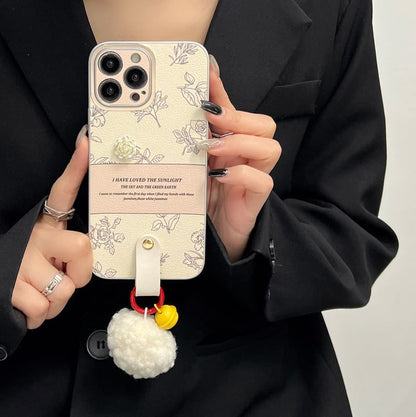 Rose Bell Pom Case Phone