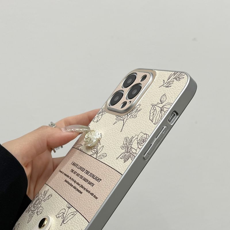 Rose Bell Pom Case Phone