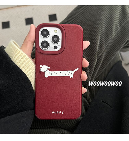 Case Dog Bell Phone Pom