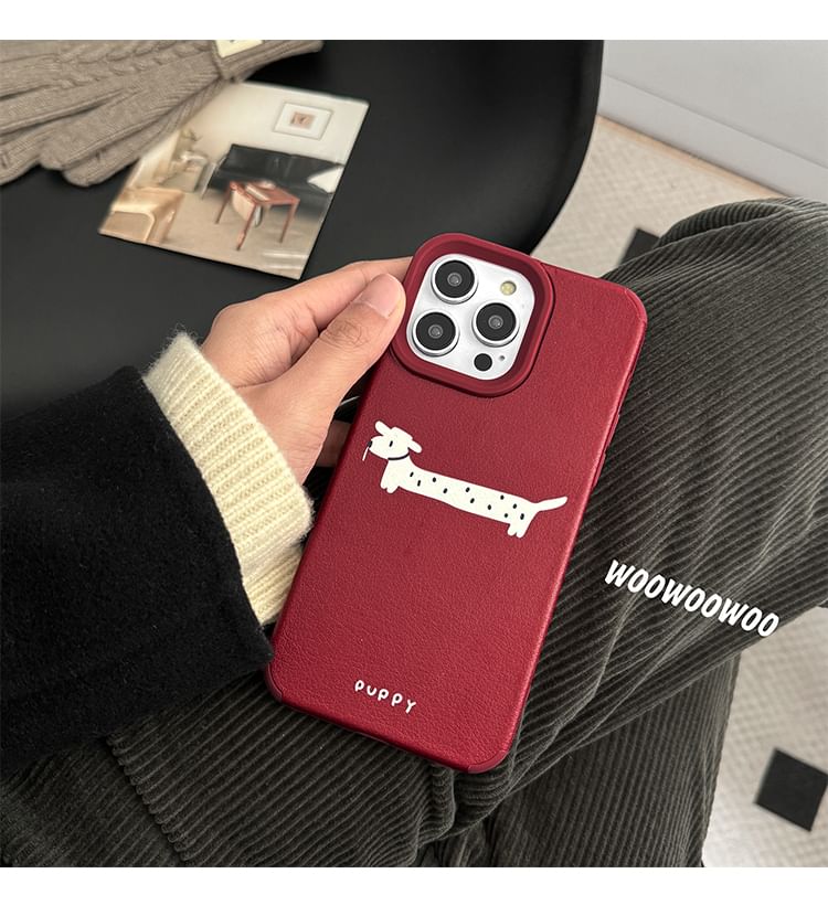 Case Dog Bell Phone Pom