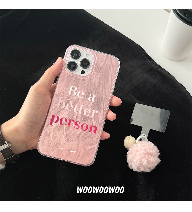 Lettering Bell Case Phone Pom