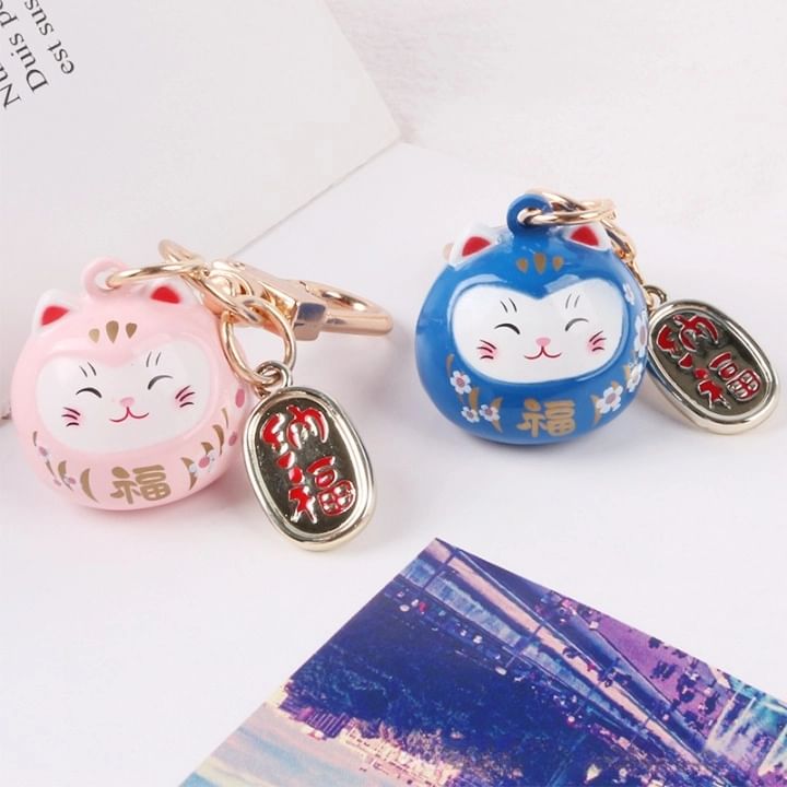 Lucky Cat Keychain