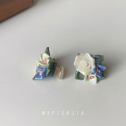 Earring Clip-On Floral