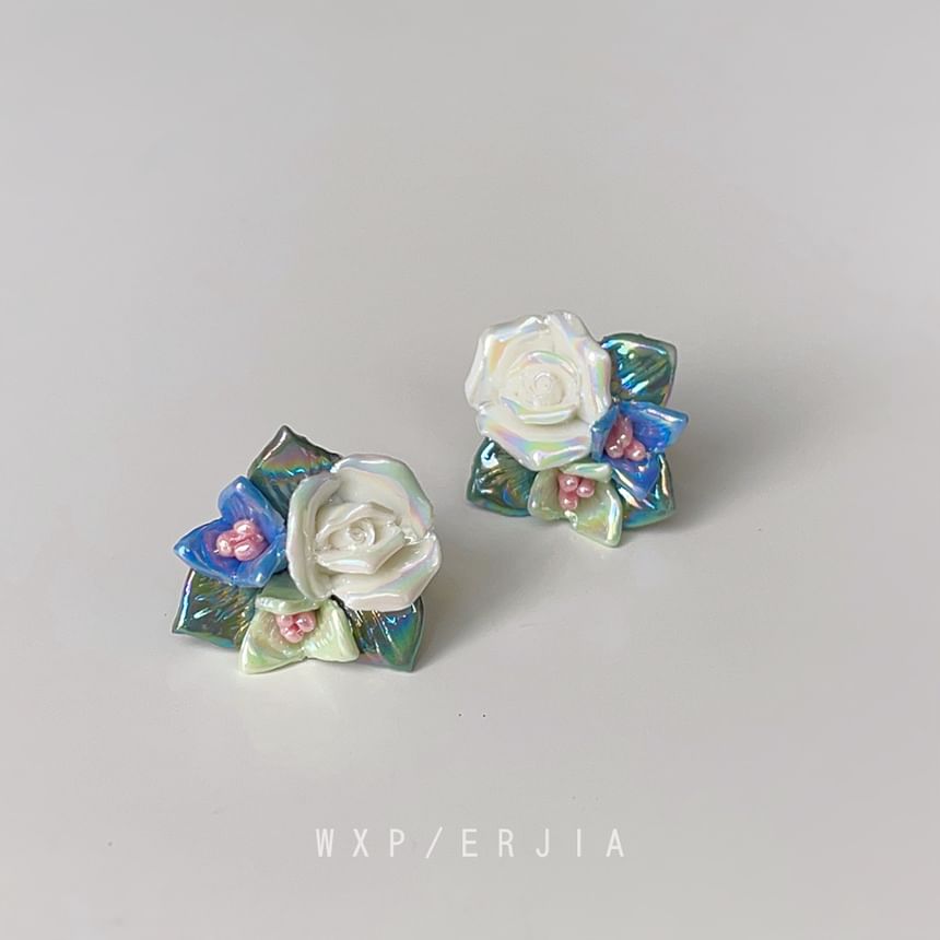 Earring Clip-On Floral