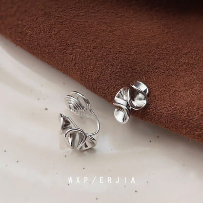 Ruffle Earring Clip-On