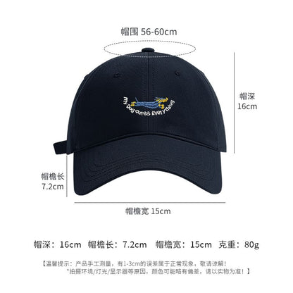 Dog Baseball Cap Embroidered