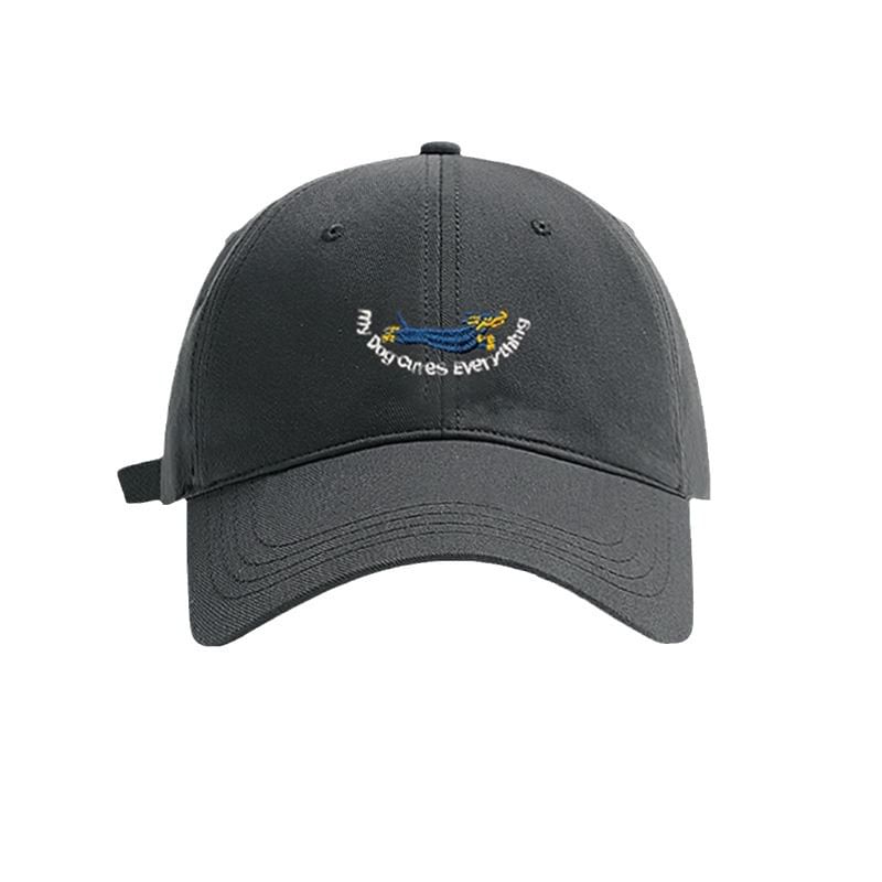 Dog Baseball Cap Embroidered
