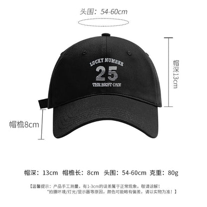 Baseball Cap Number Embroidered