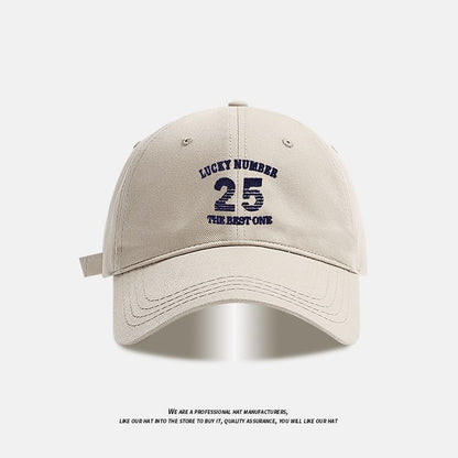 Baseball Cap Number Embroidered