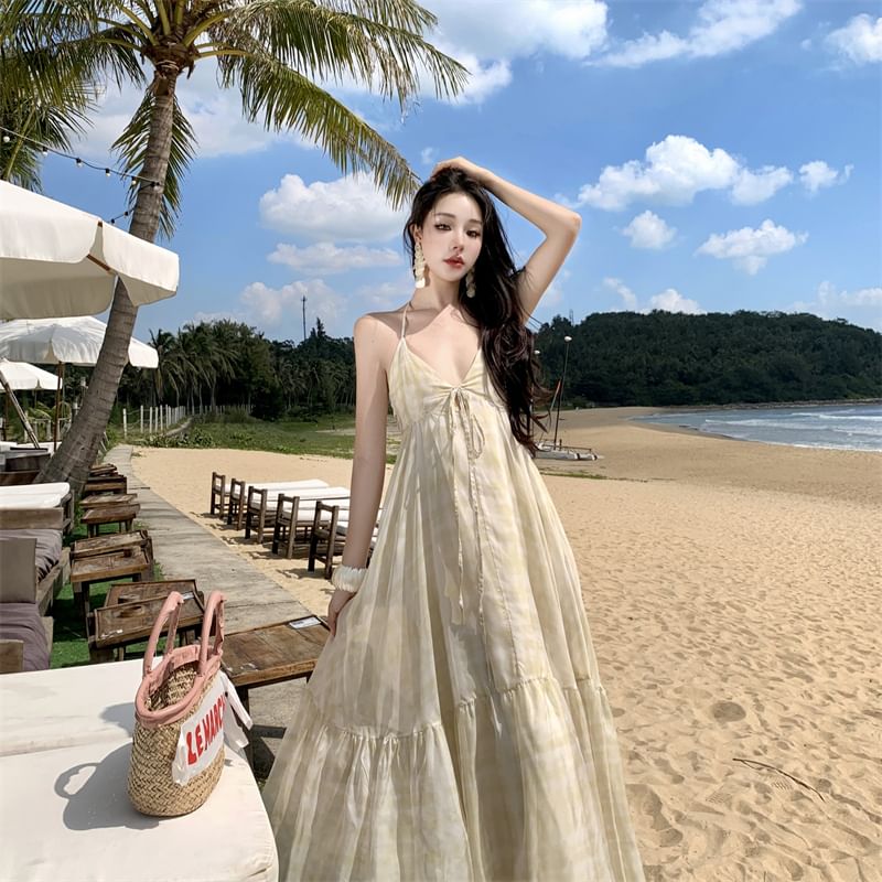 Spaghetti Strap Mesh Maxi A Egirldoll