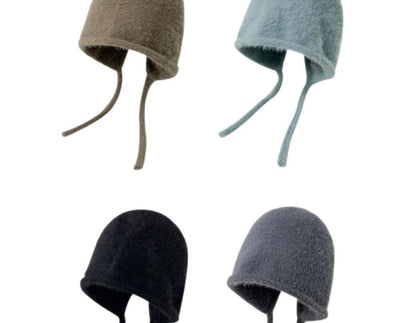 Knit Plain Hat Cloche