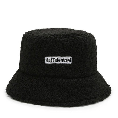 Bucket Lettering Fleece Hat