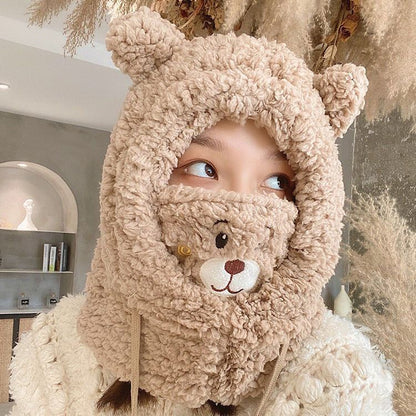 Bear Fleece Trapper Hat