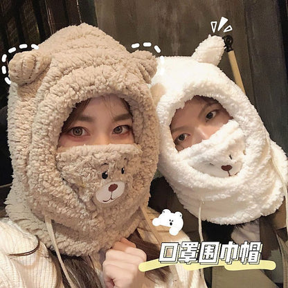 Bear Fleece Trapper Hat